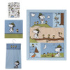 Lambs & Ivy Snoopy's Campout 4-Piece Bedding Set