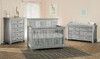 Soho Baby Mayfield 5-Drawer Chest in Antique Silver