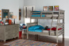 Dolce Babi Lucca TWIN/FULL BUNK BED in Weathered Grey