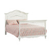 Oxford Baby Bella 2 Piece Set - Convertible Crib and 5 Drawer Chest in Pearl White