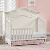 Oxford Baby Bella 2 Piece Nursery Set - Convertible Crib and 7 Drawer Dresser in Pearl White