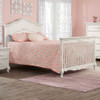 Oxford Baby Bella 2 Piece Nursery Set - Convertible Crib and 7 Drawer Dresser in Pearl White