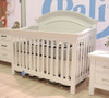 Fawn Baby Yosemite 2 Piece Nursery Set -  Crib and Double Dresser in Vintage White