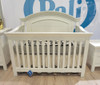 Fawn Baby Yosemite 2 Piece Nursery Set -  Crib and Double Dresser in Vintage White