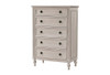 Westwood Viola 5 Drawer Chest in Lace