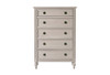 Westwood Viola 5 Drawer Chest in Lace