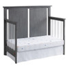 Oxford Baby Holland 4 In 1 Acrylic Convertible Crib in Cloud Gray
