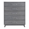 Oxford Baby Holland 5 Dr Chest in Cloud Gray