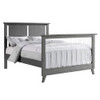 Oxford Baby Holland 2 Piece Nursery Set - Convertible Crib and 5 drawer Chest in Cloud Gray