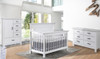 Fawn Baby Yosemite 3 Piece Nursery Set - Flat Top Crib in Vintage White