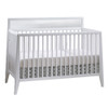 Natart Flexx 3 Piece Nursery Set - Convertible Crib in White, 3 Drawer Dresser and 5 Drawer Dresser in White/Natural