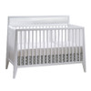 Natart Flexx 2 Piece Nursery Set - Convertible Crib in White and 3 Drawer Dresser in White/ Natural