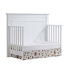 Natart Taylor 2 Piece Nursery Set - Crib and Double Dresser in White