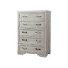 Westwood Foundry 5 Drawer Chest in White Dove