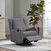 Westwood Skylar Glider - Swivel, Glider, and Recliner in Steel