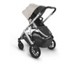 UPPAbaby Vista V2 Stroller - in Sierra (dune knit/silver frame/black leather)