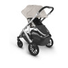 UPPAbaby Vista V2 Stroller - in Sierra (dune knit/silver frame/black leather)