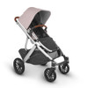 UPPAbaby Cruz V2 Stroller - in Alice (dusty pink/silver frame/saddle leather)