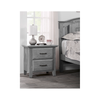 Oxford Baby Willowbrook 2 Drawer Nightstand in Graphite Gray
