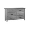 Oxford Baby Willowbrook 6 Drawer Dresser in Graphite Gray