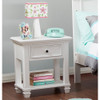 Baby Cache by Heritage Glendale Nightstand in Pure White