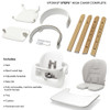 Stokke Steps High Chair Complete (incl. Legs, Seat, Babyset, Cushion and Tray) in Natural legs w white seat and grey cushion