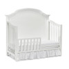 Dolce Babi Alessia 2 Piece Nursery Set - Convertivle Crib and Double Dresser in Bright White