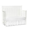 Dolce Babi Bocca 2 Piece Nursery Set - Convertible Crib and Chifforobe in Bright White