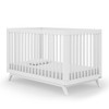 Dadada Soho 3-In-1 Convertible Crib in White