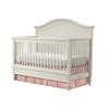 Stella Baby and Child Arya 2 Piece Nursery Set - Convertible Crib and 7 drawer Dresser in Parchment