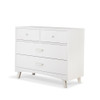Sorelle Soho 4 Drawer Dresser in White