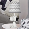 Lambs & Ivy Classic Snoopy Lamp w/Shade & Bulb - White