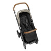 Nuna MIXX Next w/ Magnetic Buckle in Timber – Left Angle View