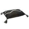 Lorena Canals Knitted cushion Oasis Black