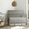 Westwood Emery Panel Convertible Crib In Grey