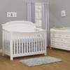 Sorelle Finley Elite 2 Piece Nursery Set in White - Crib and Double Dresser