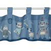 Bedtime Originals Robbie Robots Window Valance (Tab style)