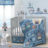 Bedtime Originals Robbie Robots Window Valance (Tab style)