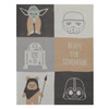 Lambs & Ivy Star Wars The Force Patchwork Knit Blanket