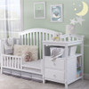 Sorelle Berkley Crib & Changer Panel Crib in White