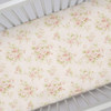 Liz and Roo Pink Floral Shabby Chic Changing Pad Cover