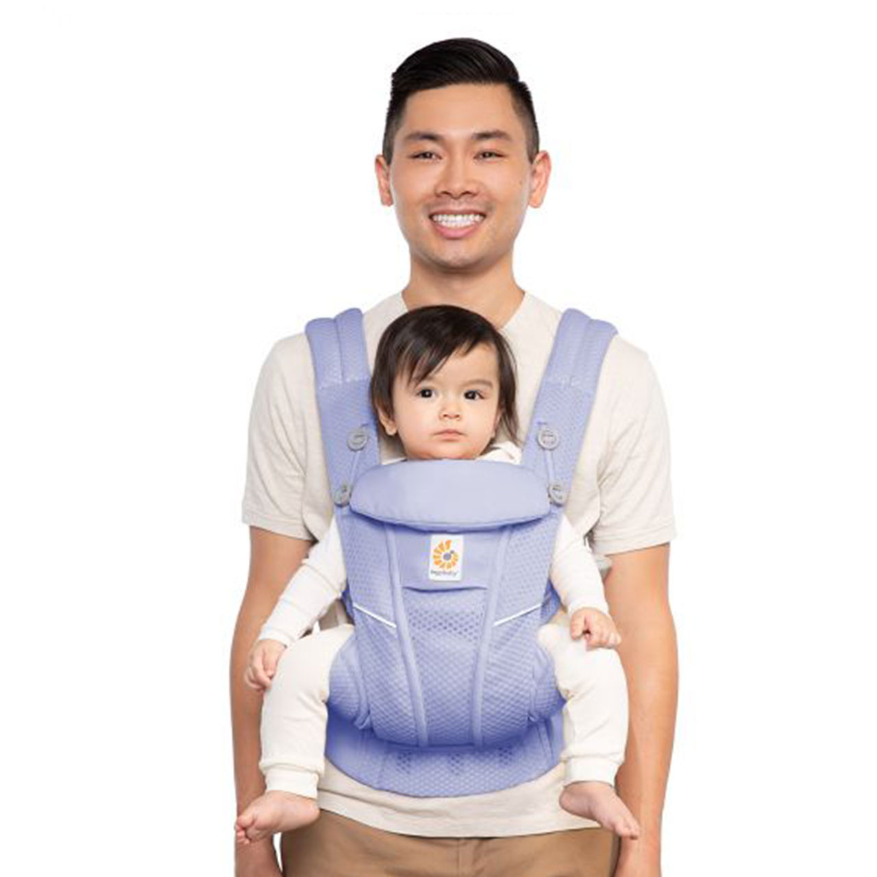 Ergobaby Omni Breeze Baby Carrier in Blue Lavender - Bambi