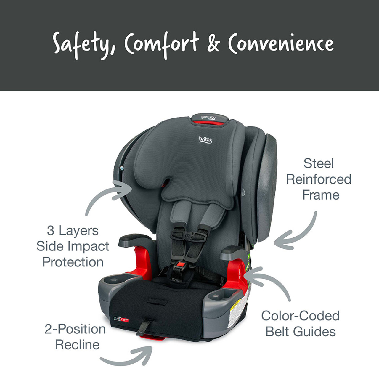 Buy BRITAX Grow With You Harness-to-Booster Car Seat with