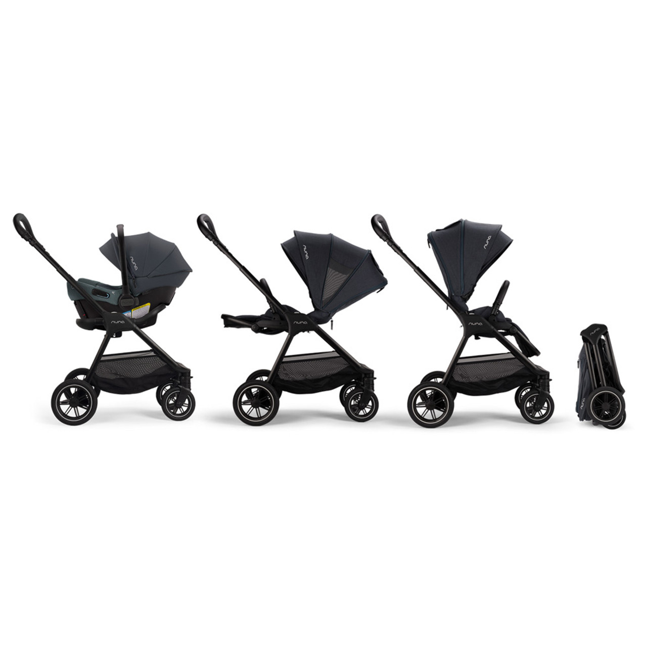 Nuna PIPA urbn & MIXX Next Travel System - Caviar