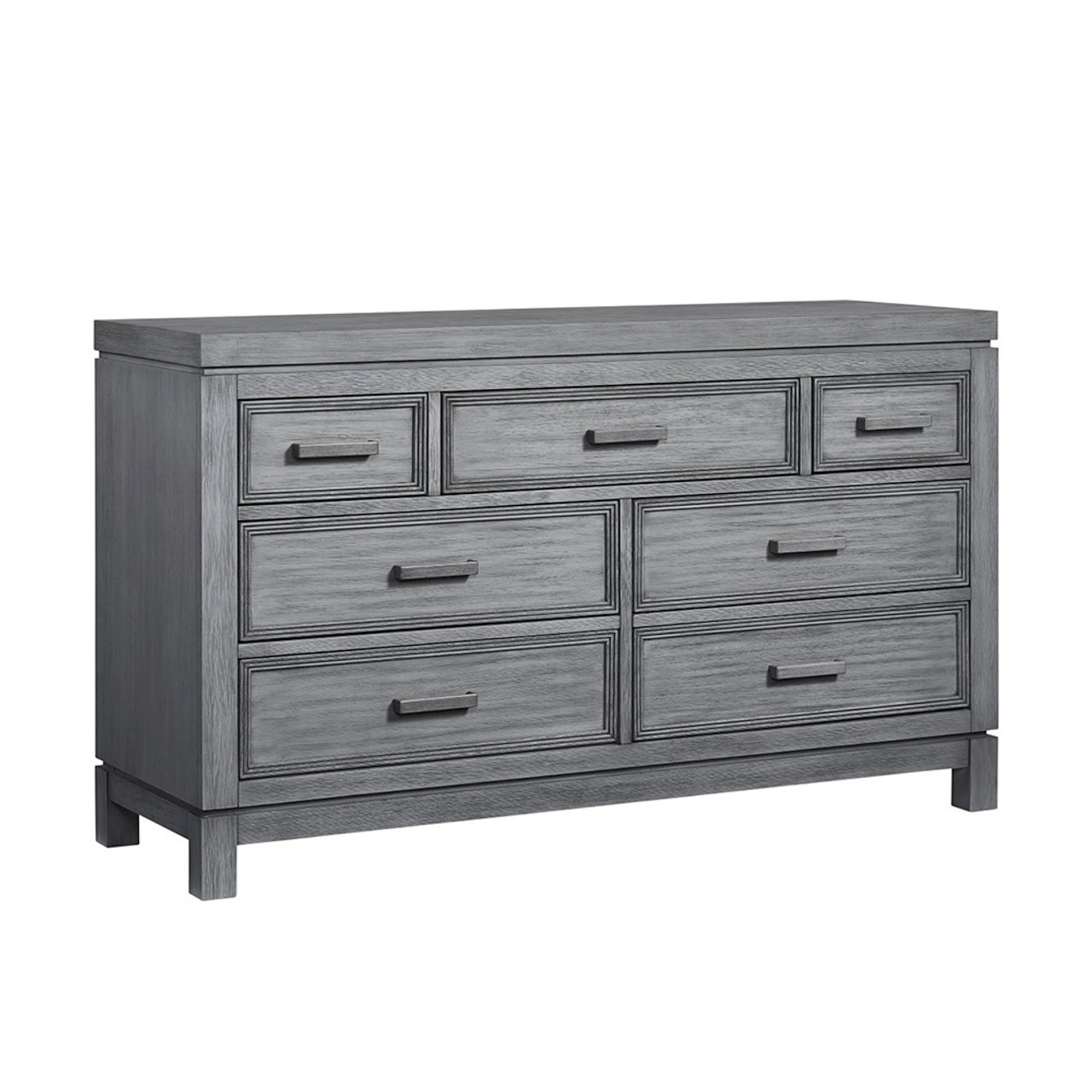 Soho Baby Manchester 7 Drawer Dresser Rustic Gray