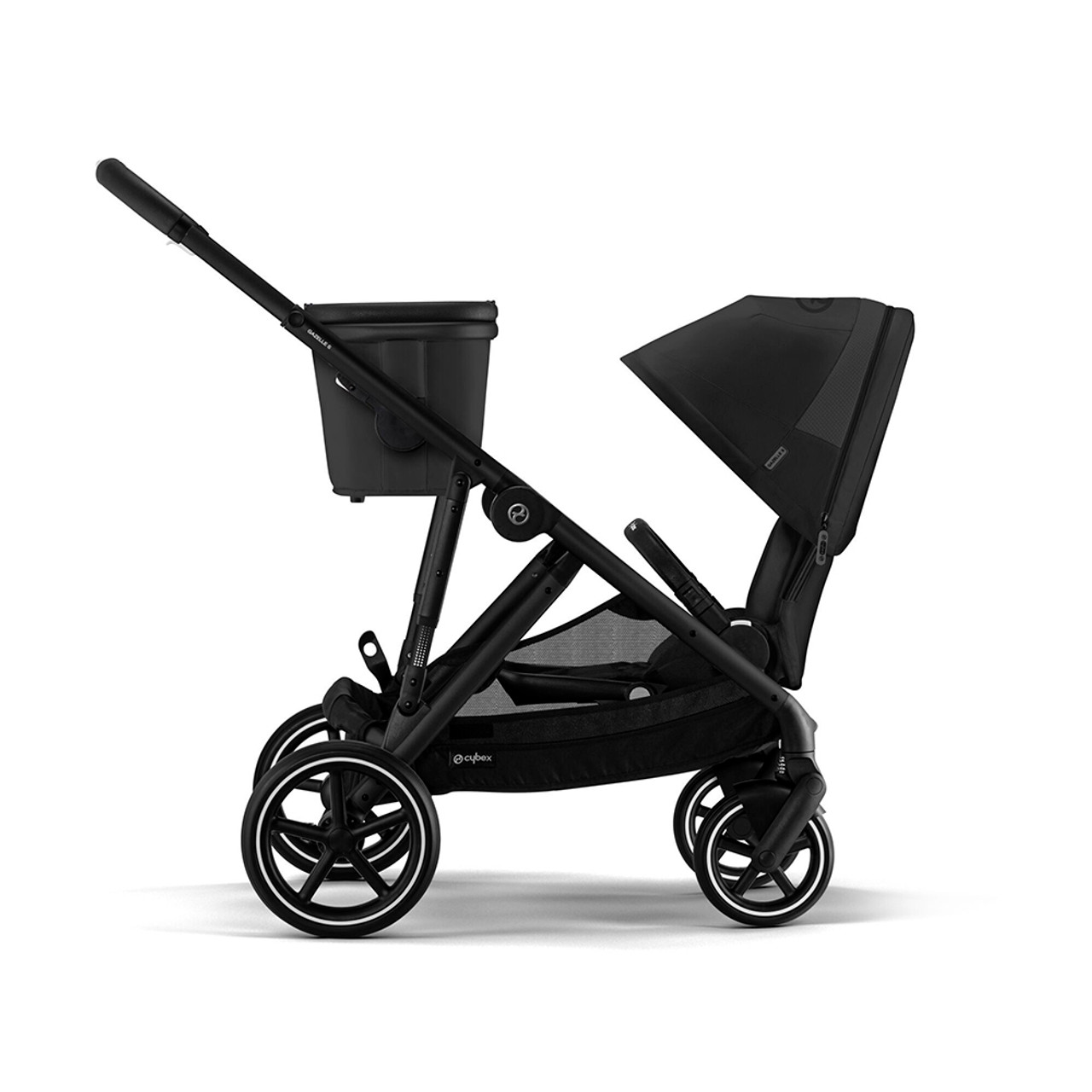 Cybex Gold Gazelle S Moon Black (Silver Frame)