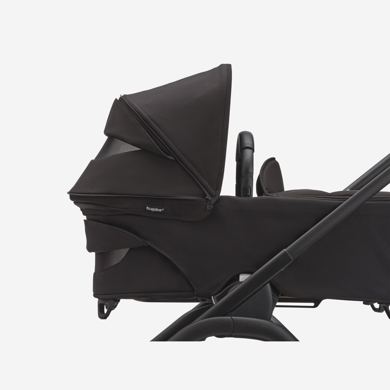 Bugaboo Butterfly seat stroller Midnight black sun canopy, midnight black  fabrics, black chassis