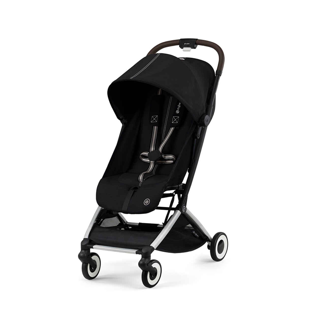  CYBEX Beezy 2 Compact and Lightweight Travel Stroller -  Compatible with CYBEX Car Seats, Moon Black : Baby