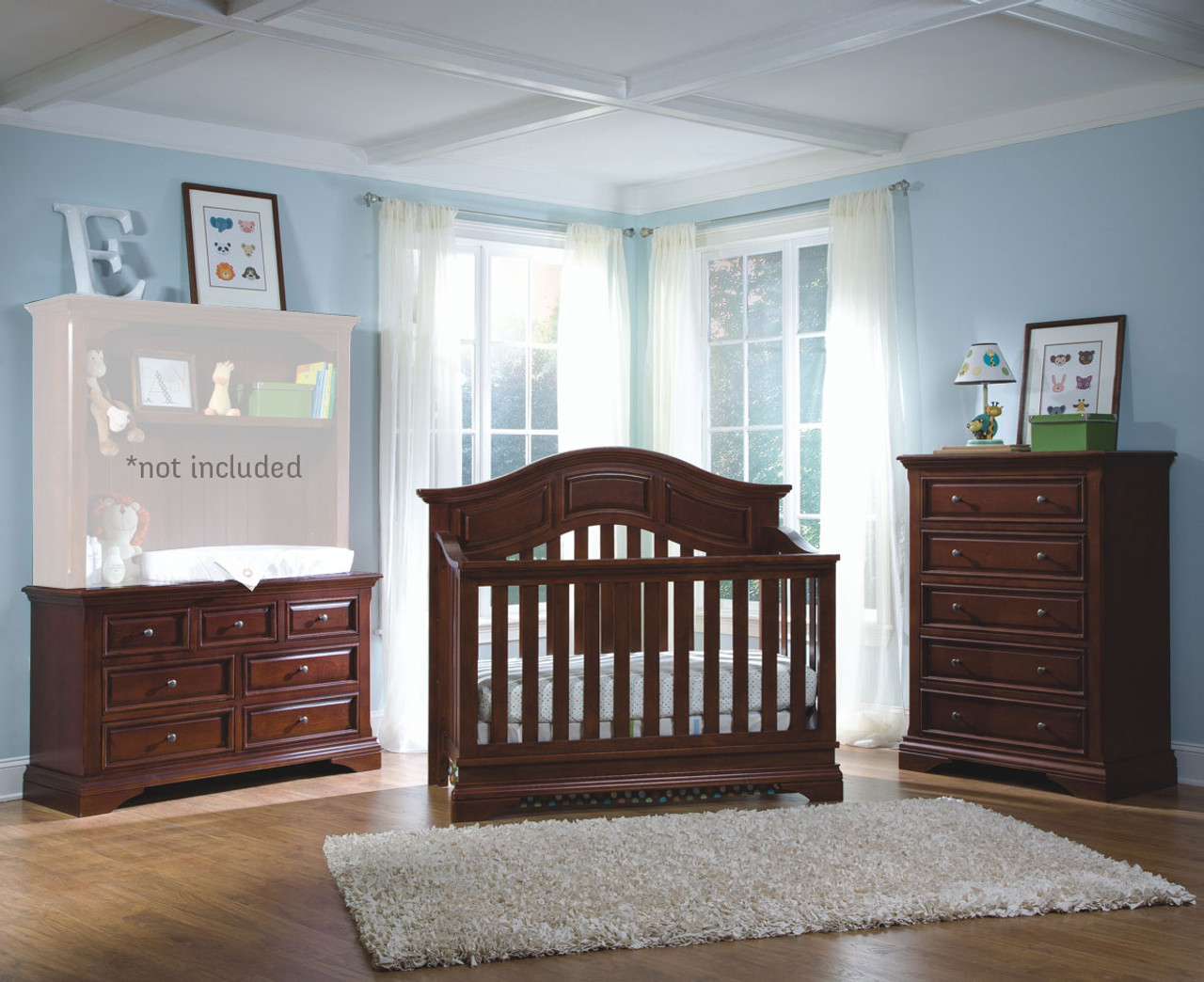 Cherry wood deals nursery furniture