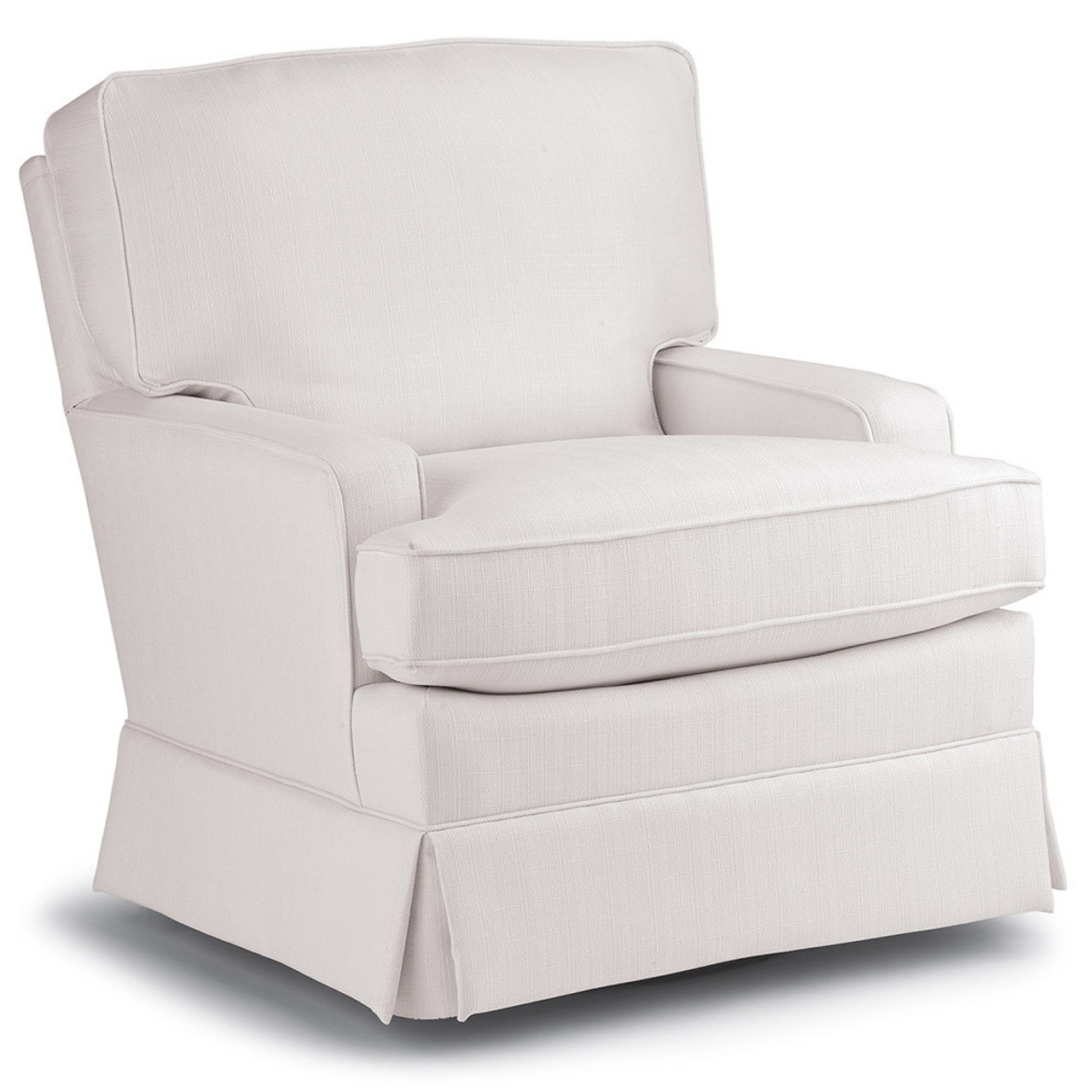 Best Chairs Charlotte Swivel Glider Snow Bambi Baby Store